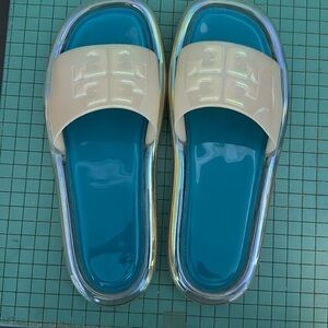 Tory Burch Bubble Jelly Iridescent Tuscan Sea